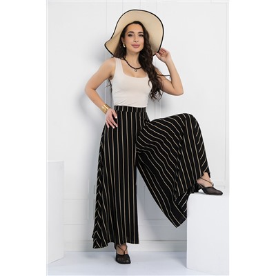 Брюки Камелия (черные/полоска) Б12964-13М