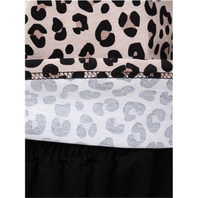 Лонгслив "Леопард" Детский Коричн