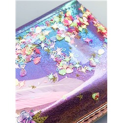 Sunflower Косметичка женская лодочка с пайетками 391, лебедь, разноцветный