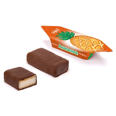 КЗ Конфеты Ананасные 200гр, Рахат