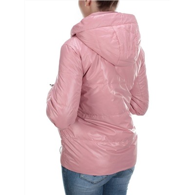 8267 PINK Куртка демисезонная женская BAOFANI (100 гр. синтепон)