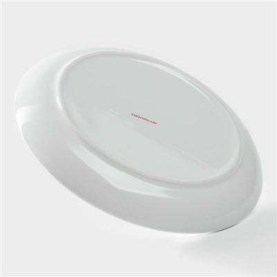 Тарелка Доляна «Мишка Отто», 20.5×9 см, белое