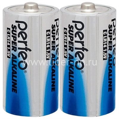 Батарейка алкалиновая Perfeo LR14/2SH