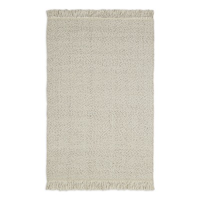 Ковер из переработанного пластика бежевого цвета из коллекции Ethnic, 120х180 см