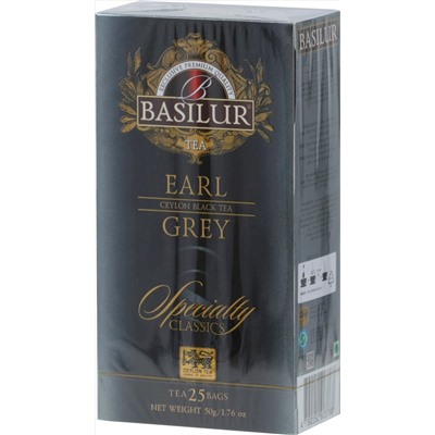 BASILUR. Избранная классика. Earl Grey карт.упаковка, 25 пак.