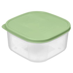 Контейнер для продуктов "Verona" квадратный 1,1 л с гибкой крышкой (зеленый) 222134318/08