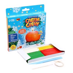 Свеча своими руками на новый год «Мандарин», набор для творчества