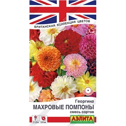1254 Георгина Махровые помпоны, смесь сортов 0,2гр