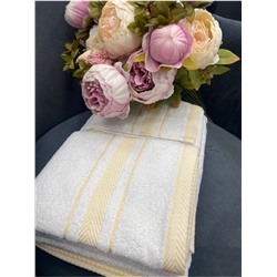 Комплект Полотенец 3шт белый рейф