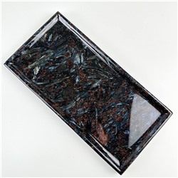 Радуга Самоцветов Блюдо из Арфведсонита (Нуумит)