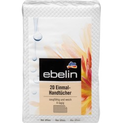 ebelin Одноразовые полотенца, 20 шт