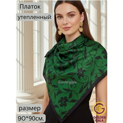 Платок утепленный Камелия цвет 3041/6 (зеленый)