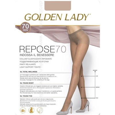 Колготки женские Repose 70 Дроп Golden Lady