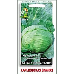Семена Капуста белокочанная Харьковская зимняя, арт.: 12540