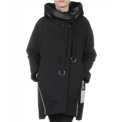 260 BLACK Пальто женское свободного кроя Visdeer