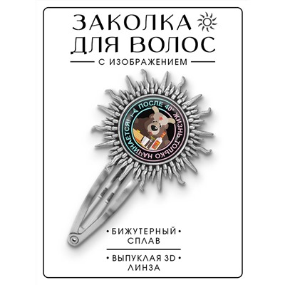 HZG-0075 Заколка Жизнь после  градусов