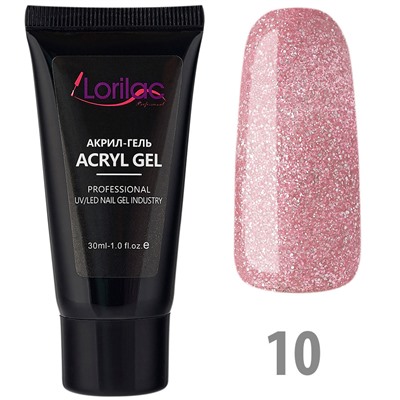 Акрил гель Lorilac 30 ml № 10