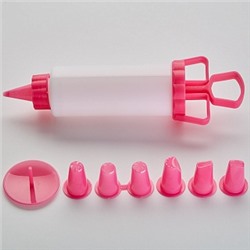 Шприц Кондитерский ВЕ-0330 7 насадок 23*10*6 (144)