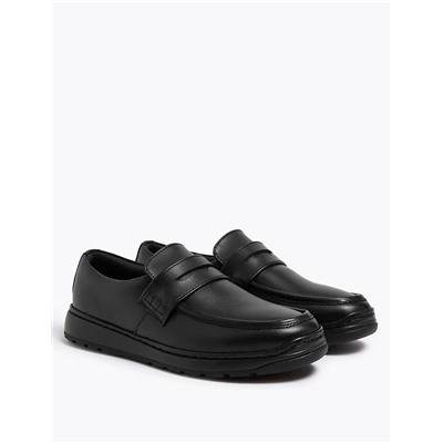 Kids’ Leather Slip On Loafers School shoes (13 Small - 9 Large)