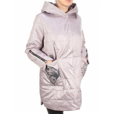 ZW-2181-C LT. BEIGE Куртка демисезонная женская BLACK LEOPARD (100 гр.синтепона)