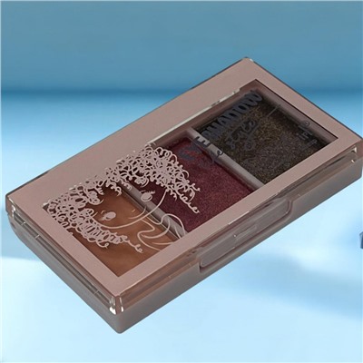 Тени для век DoDoGirl 3 цвета Арт 3270 тон 4