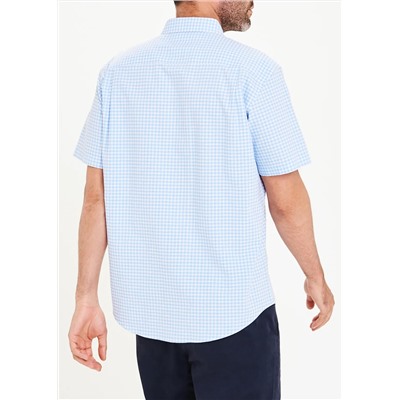 Lincoln Short Sleeve Gingham Oxford Shirt