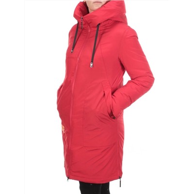20-137 RED Пальто женское зимнее PlOOEPLOO (200 гр. холлофайбера)