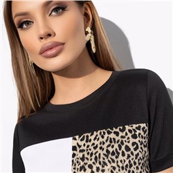 Футболка комбинированная, Стильное сочетание