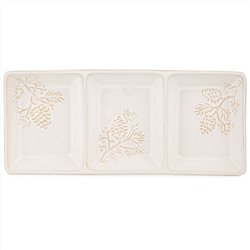 МЕНАЖНИЦА 3 СЕКЦИИ КОЛЛЕКЦИЯ "PINE CONES", 33*14*3,5 СМ