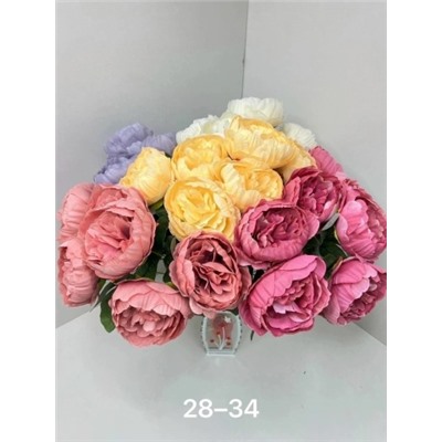 Букет пионов 42см