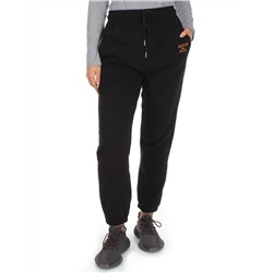 J-01 BLACK Брюки спортивные женские (85% хлопок, 15% полиэстер)