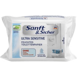 Sanft&Sicher Влажная Туалетная бумага сверхчувствительная Запасная упаковка, 60 шт