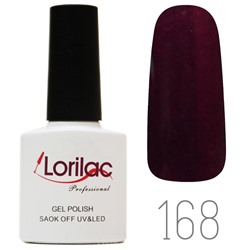 Гель лак Lorilac Professional № 168 10 ml