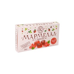 Мармелад желейно-фруктовый "С малиной" на пектине 0,19 кг картон (5 мес)