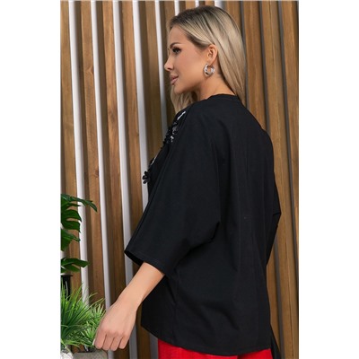 Блуза Мисти (черная) Б13164-20М