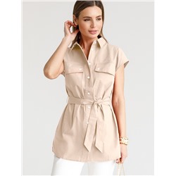 Блузка из легкого хлопкового поплина