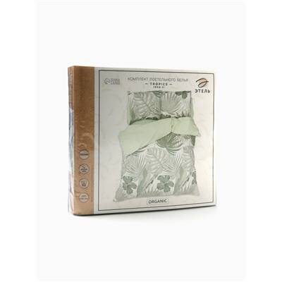 КПБ Этель дуэт Tropics (вид 2) 143*215 см  2 шт,220*240 см,70*70 см  2 шт,поплин 125 г/