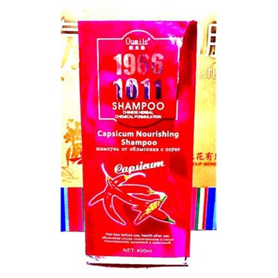 Шампунь 101 от облысения ПЕРЕЦ Oumile , 400 мл