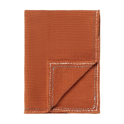 Набор вафельных полотенец с декоративной строчкой из коллекции Essential, 50х70 см