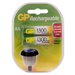 Аккумулятор GP AA (HR06) 1300mAh 2BL GP 130AAHC-2DECRC2/Китай