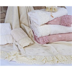 Хлопок Полотенце с Гипюром 50x90 см 1 шт/уп. Serena- Royal Nazik