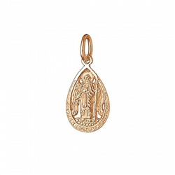 Ангел Хранитель из серебра литье золоченное