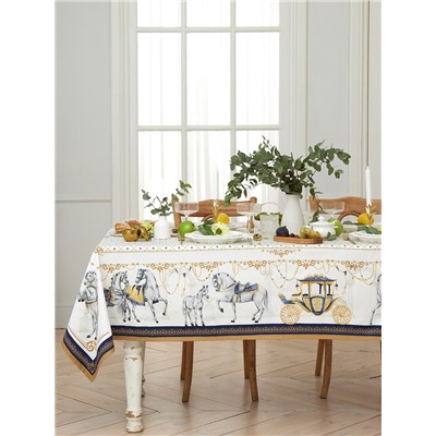 Набор столовый Classic, скатерть 150×220 см +/- 3 см с ВГМО, салфетки 40×40 см - 12 шт., 100% хлопок
