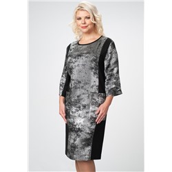 Платье ASV 2110 черный-серебро