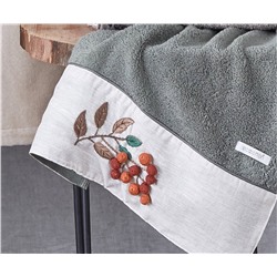 Махровoе Лицевое Полотенцe 50x90 см Duru Yeşil Bayan 50x90cm Havlu - EcoCotton