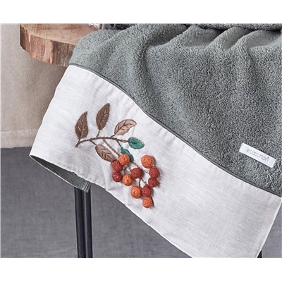 Махровoе Лицевое Полотенцe 50x90 см Duru Yeşil Bayan 50x90cm Havlu - EcoCotton