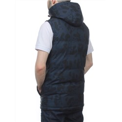 2118 DK. BLUE Жилет мужской (100 гр. синтепон)