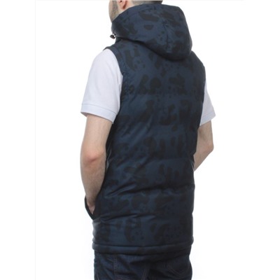 2118 DK. BLUE Жилет мужской (100 гр. синтепон)