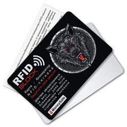 RF027 Защитная RFID-карта Оборотень, металл