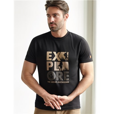 Футболка из премиального хлопка с авторским принтом